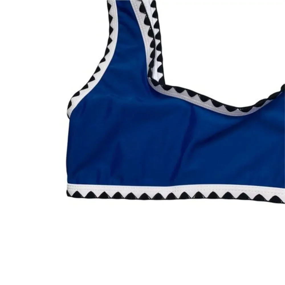 SHEIN blue trimmed